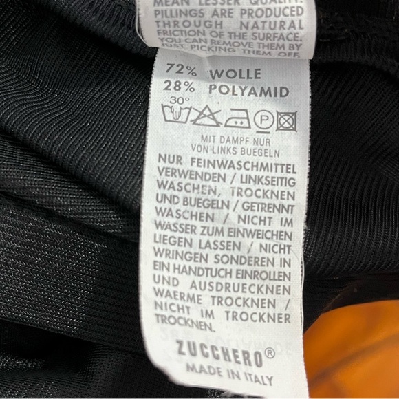 Brown Wool Maxi Sweater Skirt Boho Luxe Warm Knit Women's Italian Asymmetrical - Picture 13 of 14